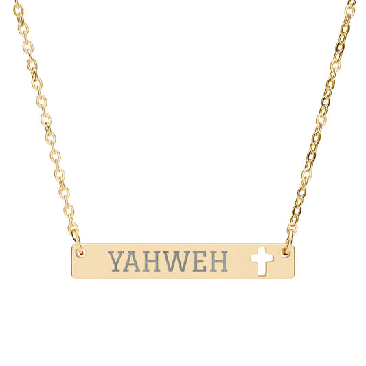 Yahweh Cross Bar Necklace
