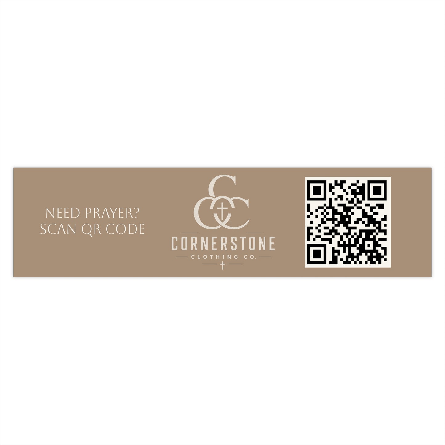 Prayer Request Bumper Sticker