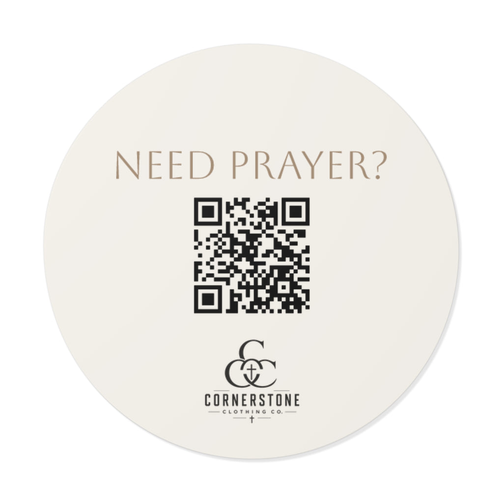 "Need Prayer?" QR Code Outreach Sticker