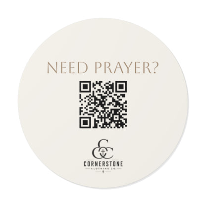 "Need Prayer?" QR Code Outreach Sticker
