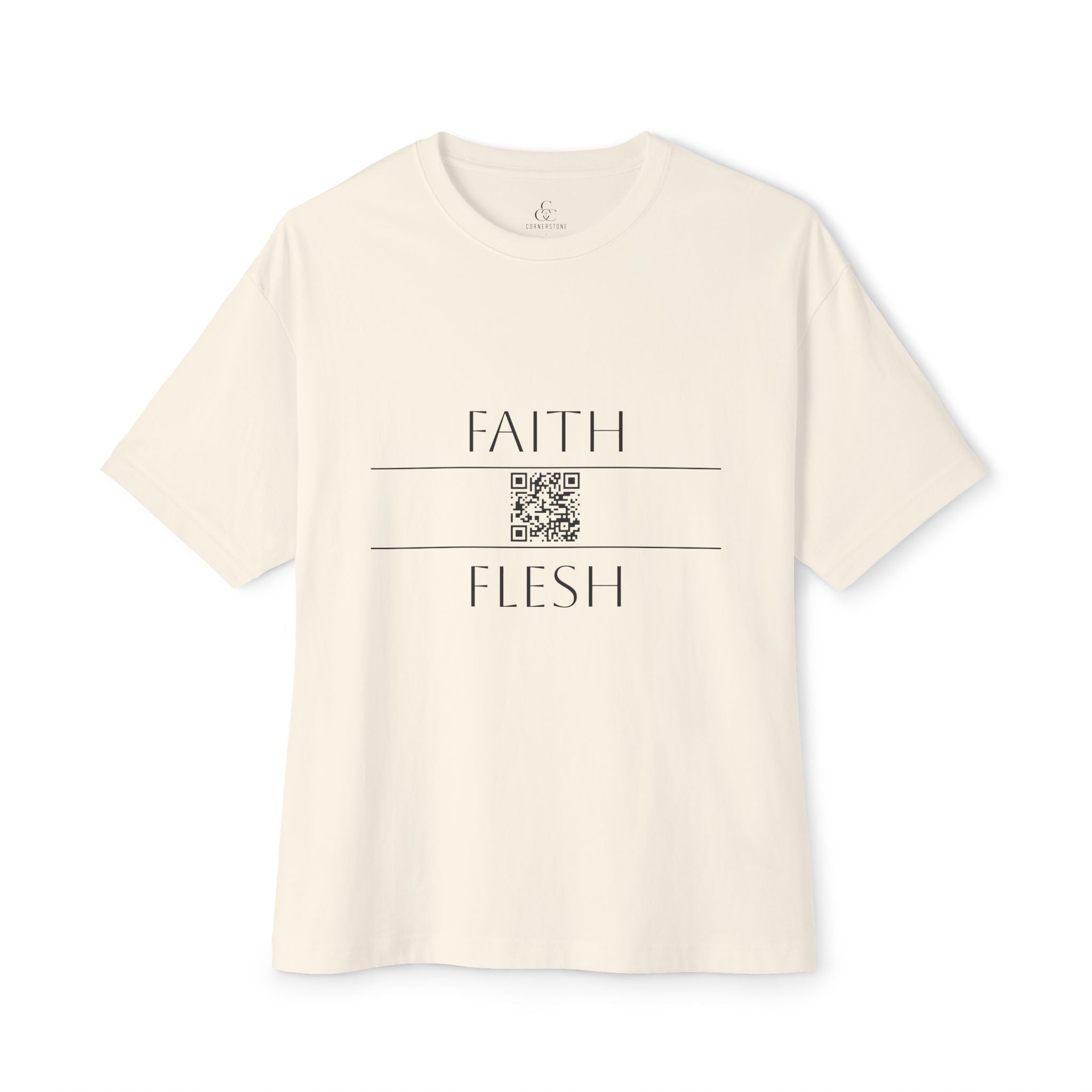 Faith Over Flesh Boxy Tee
