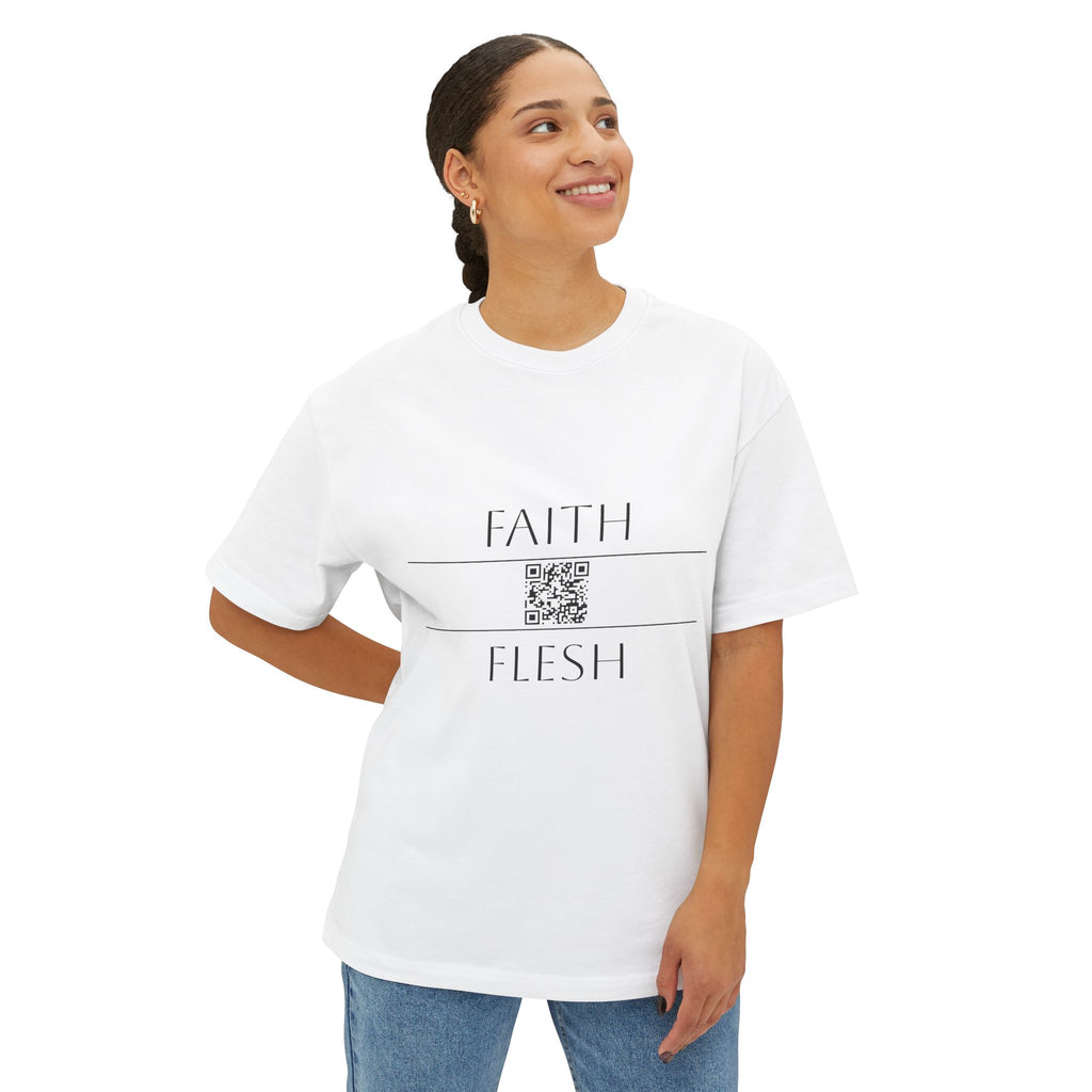 Faith Over Flesh Boxy Tee