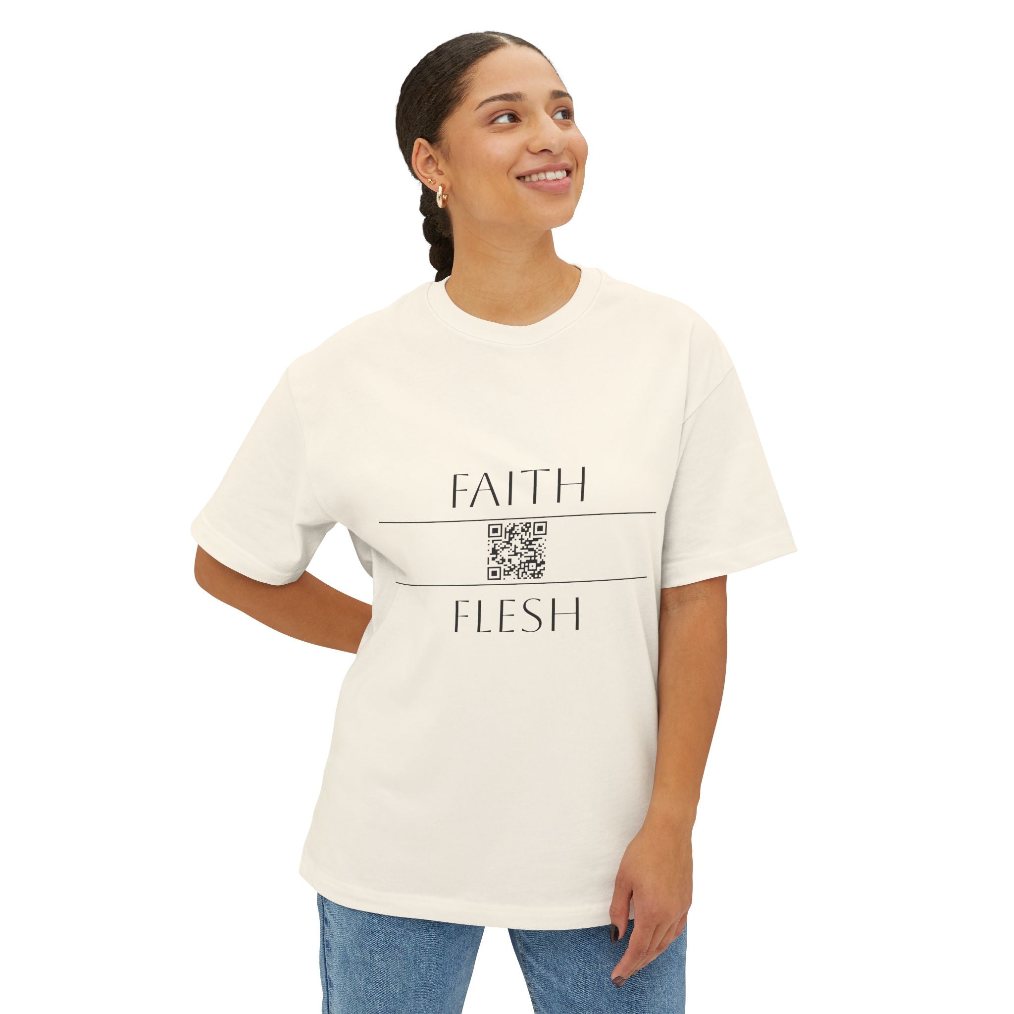 Faith Over Flesh Boxy Tee