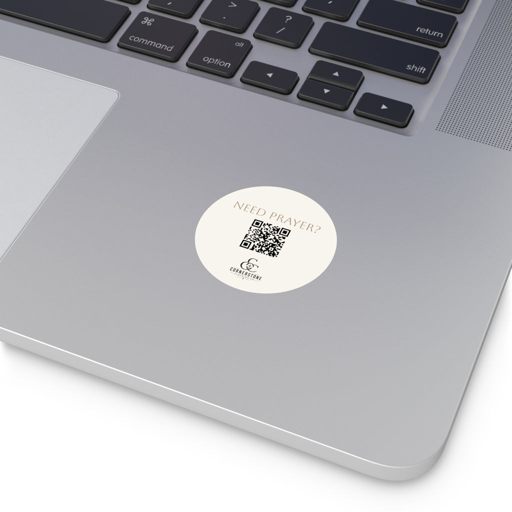 "Need Prayer?" QR Code Outreach Sticker