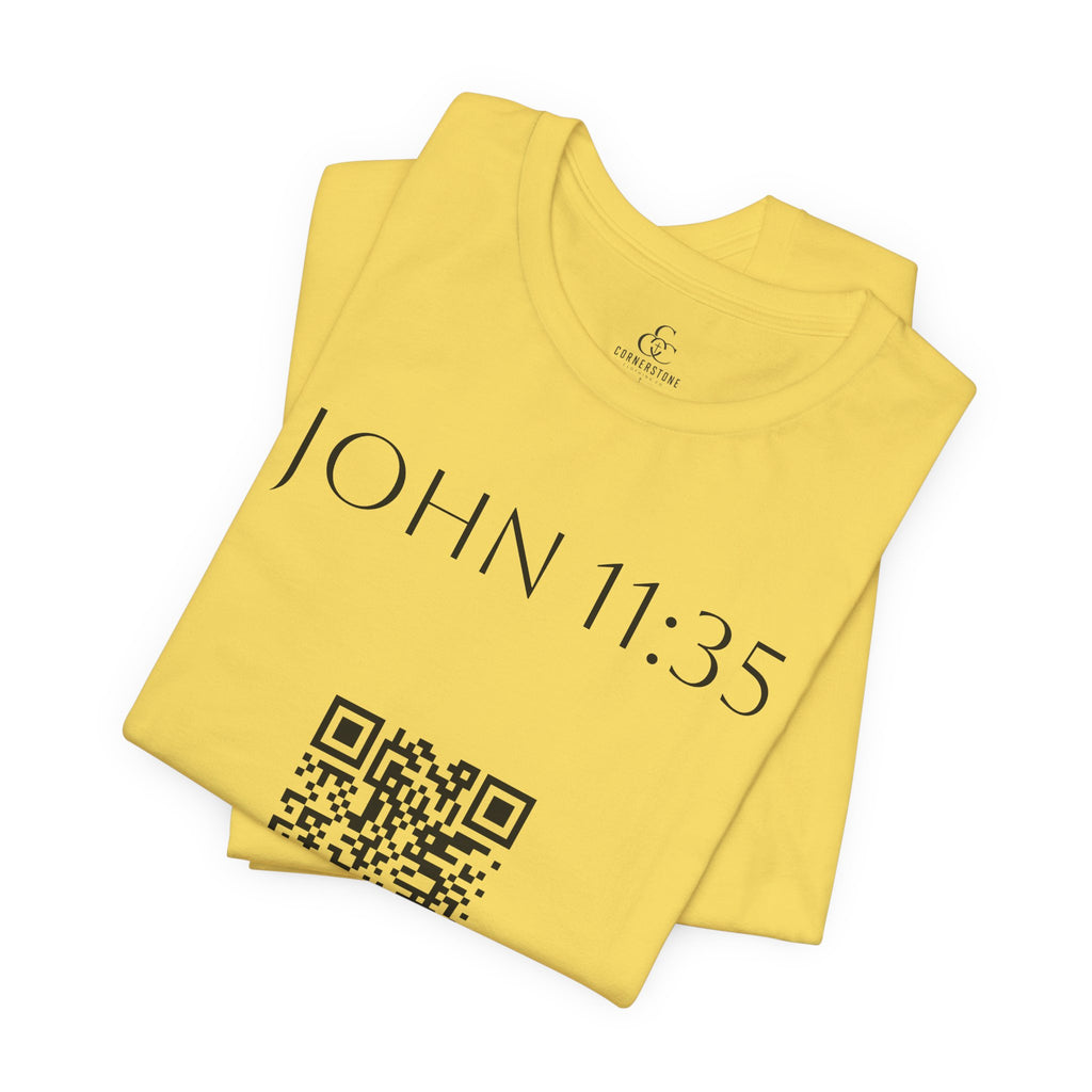 John 11:35 Jersey Tee
