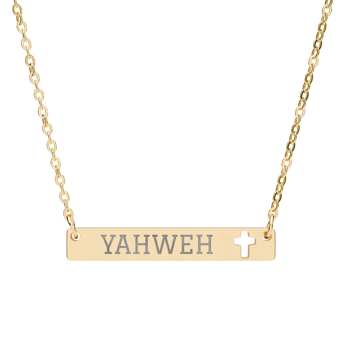Yahweh Cross Bar Necklace