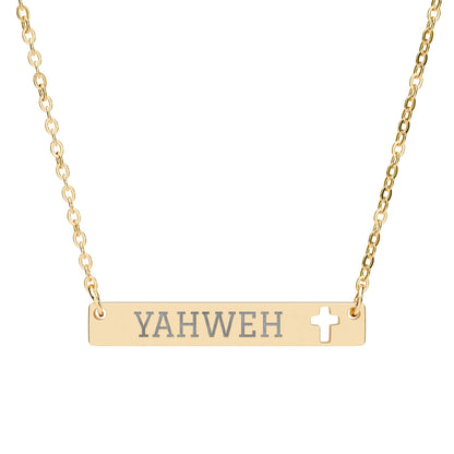 Yahweh Cross Bar Necklace