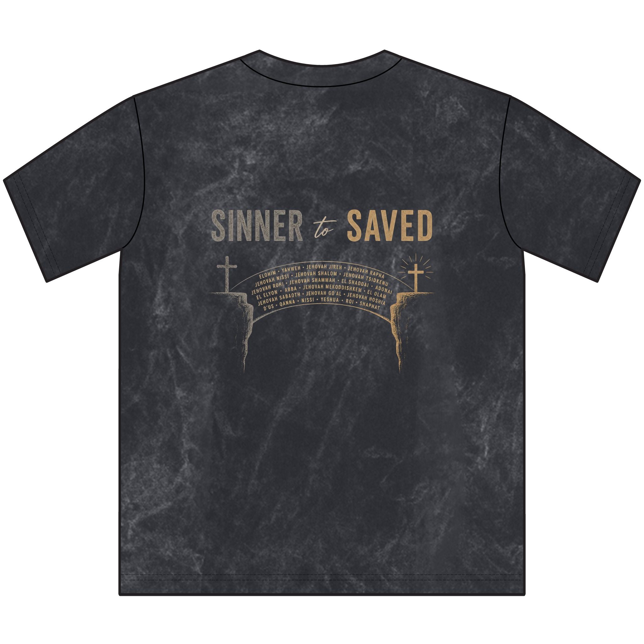 Vintage Sinner to Saved Graphic Tee