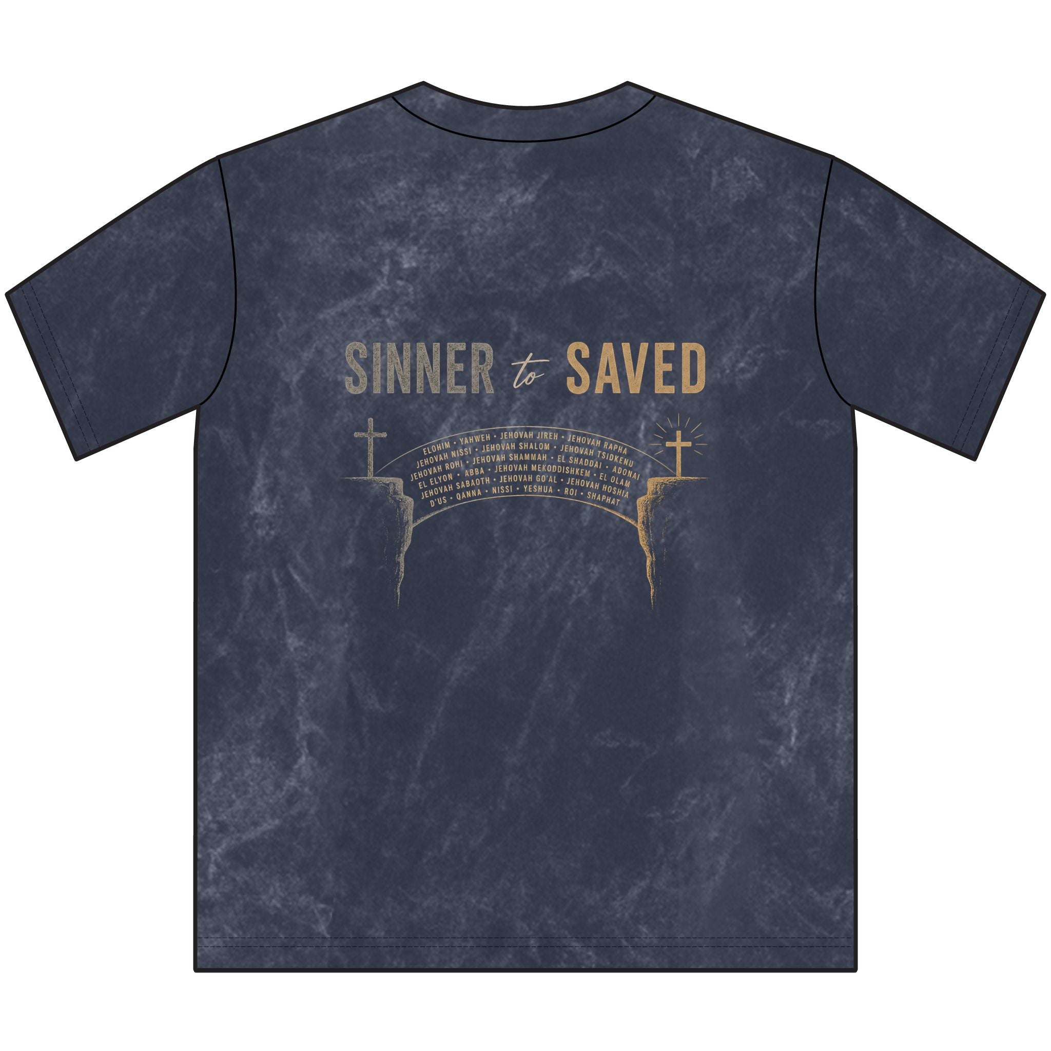 Vintage Sinner to Saved Graphic Tee