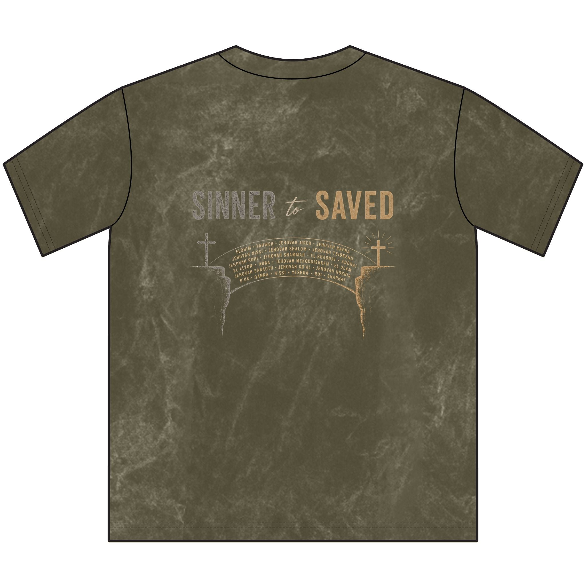 Vintage Sinner to Saved Graphic Tee