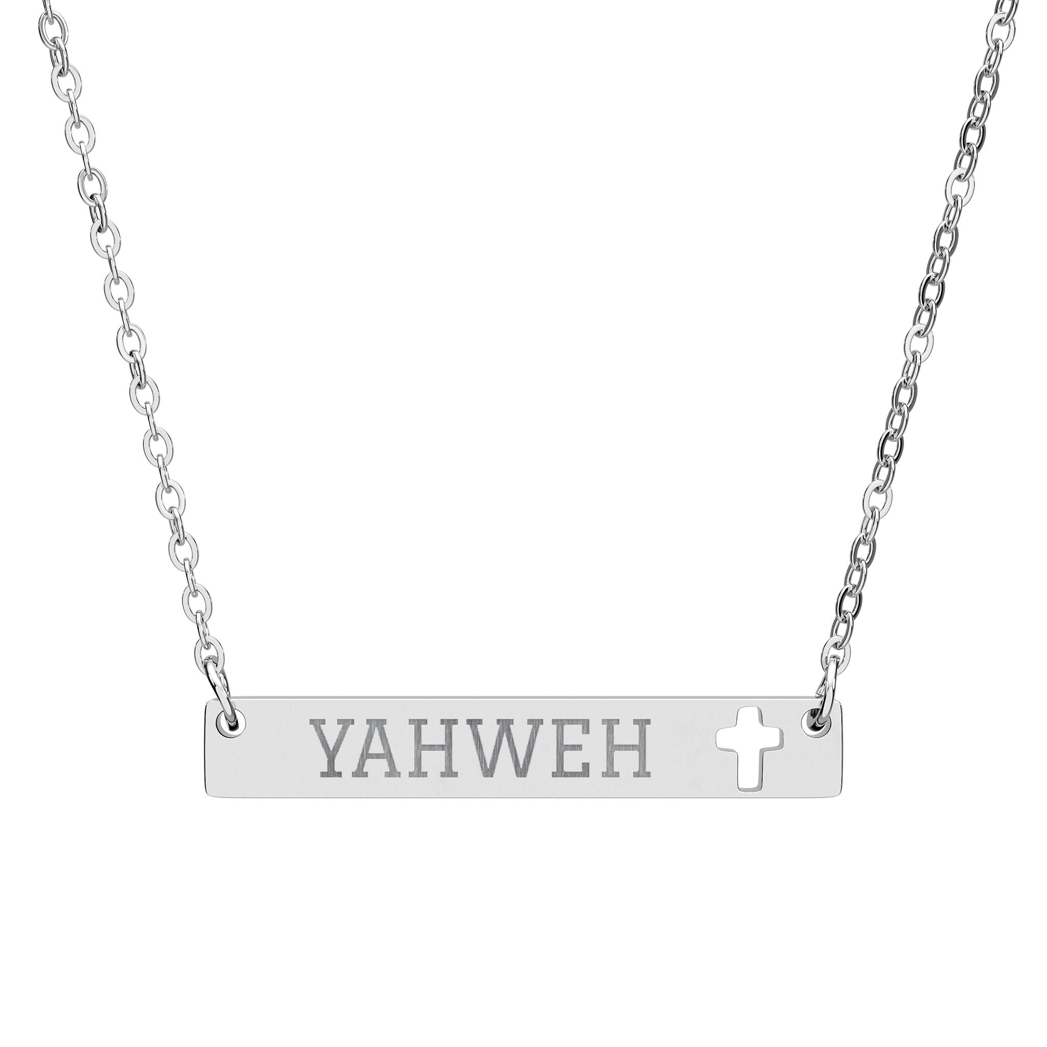 Yahweh Cross Bar Necklace