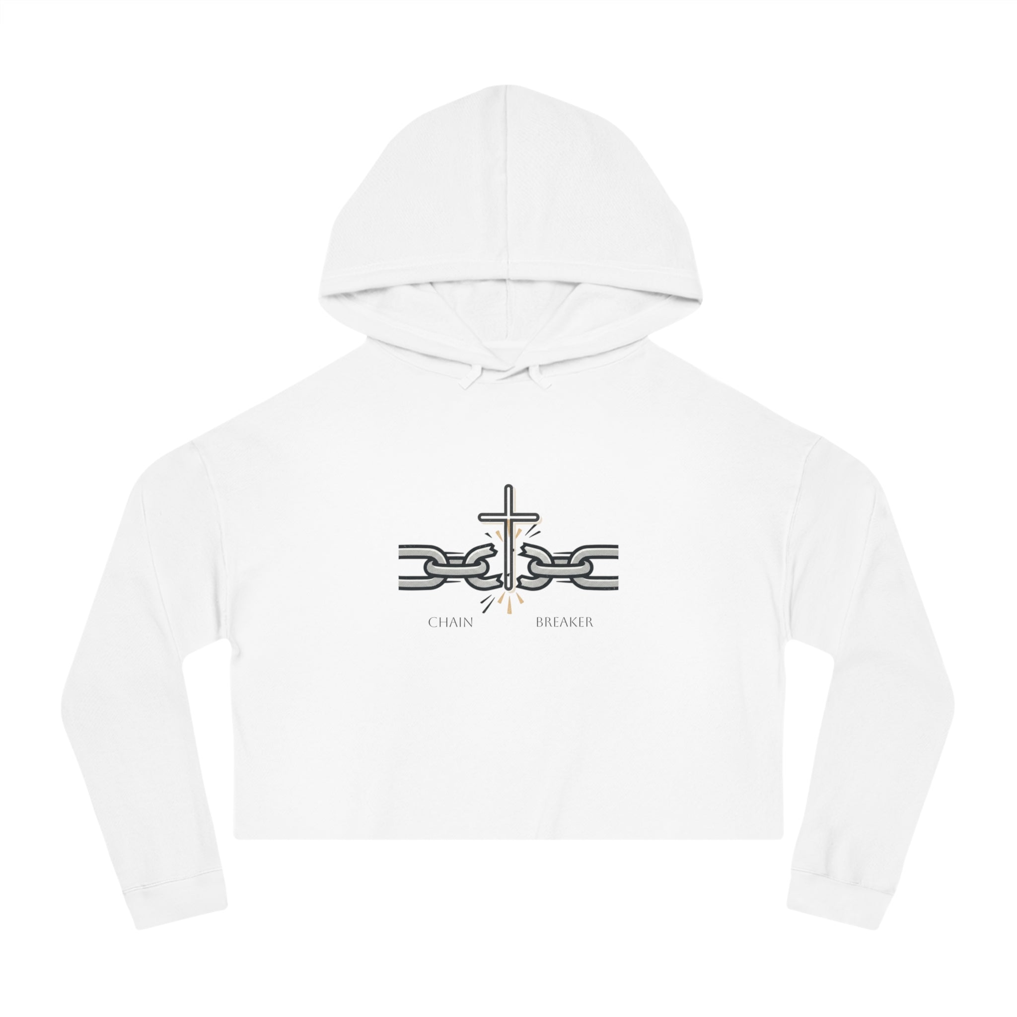 Chain Breaker Crop Hoodie
