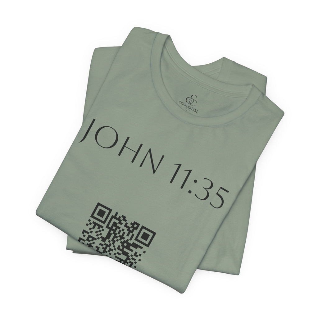 John 11:35 Jersey Tee