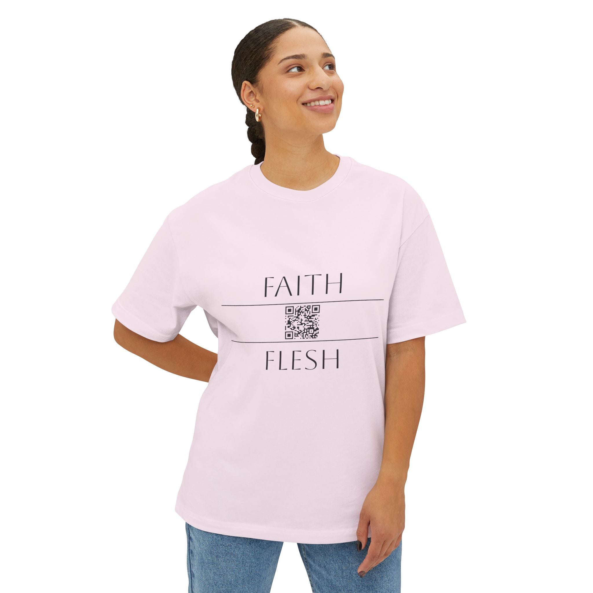Faith Over Flesh Boxy Tee