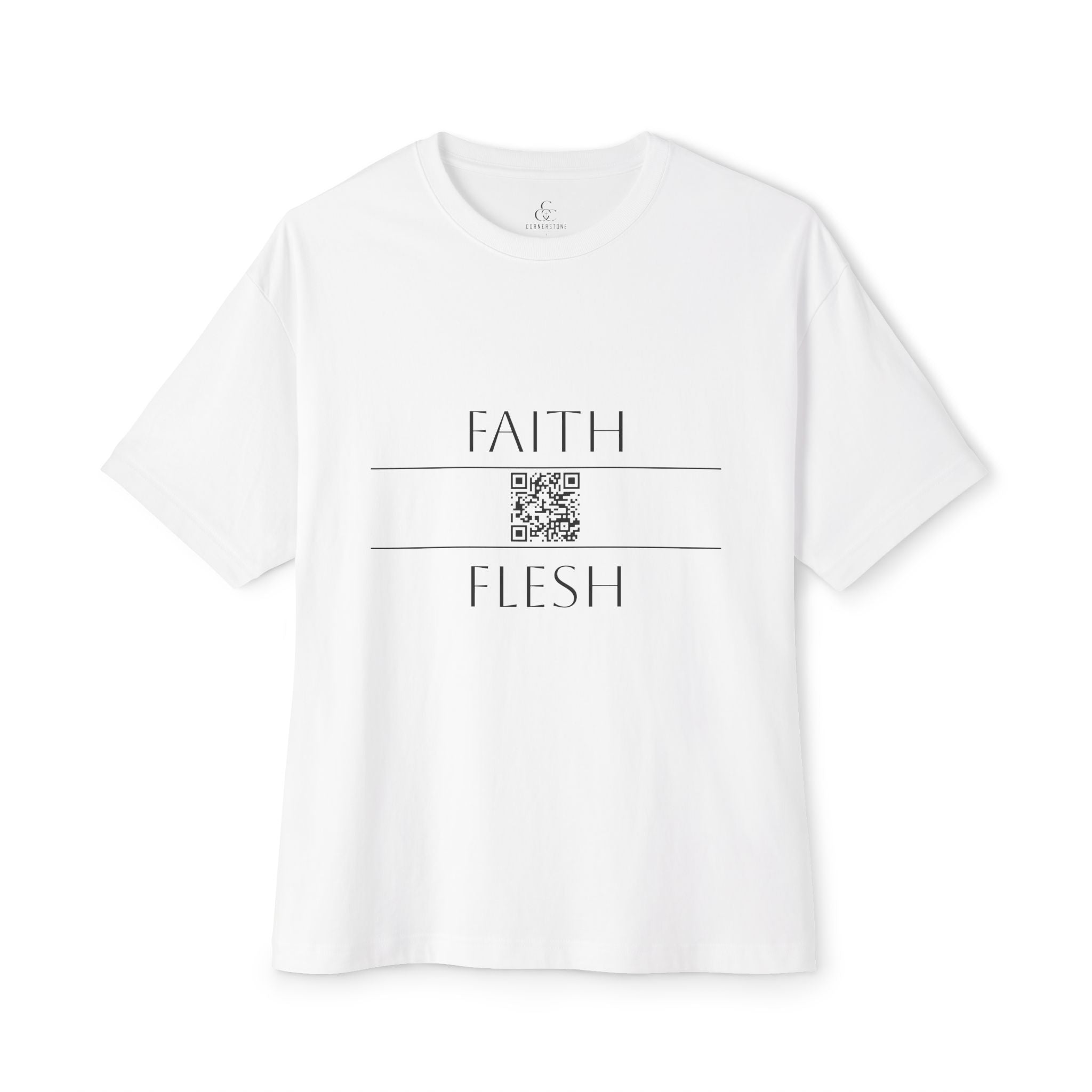 Faith Over Flesh Boxy Tee