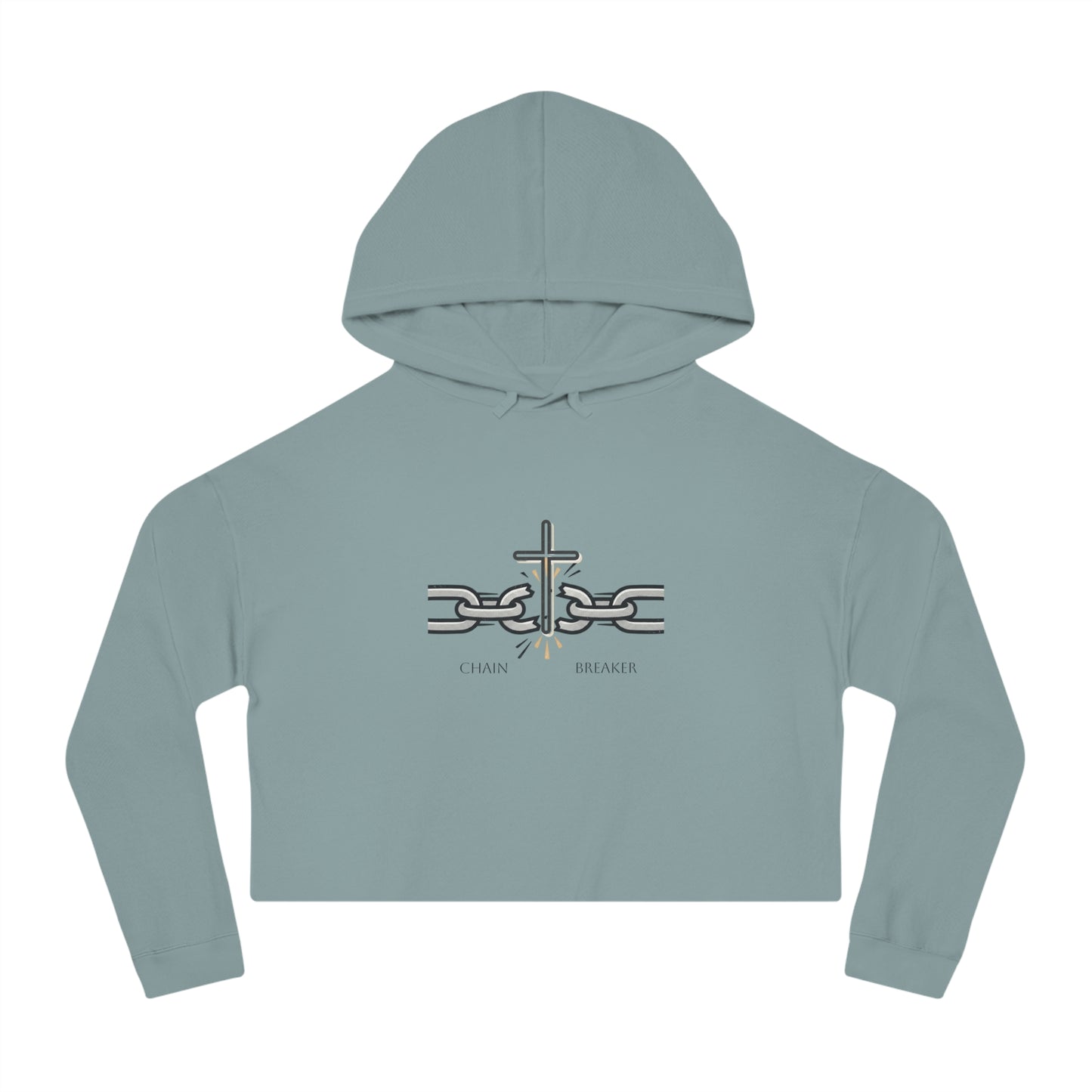 Chain Breaker Crop Hoodie
