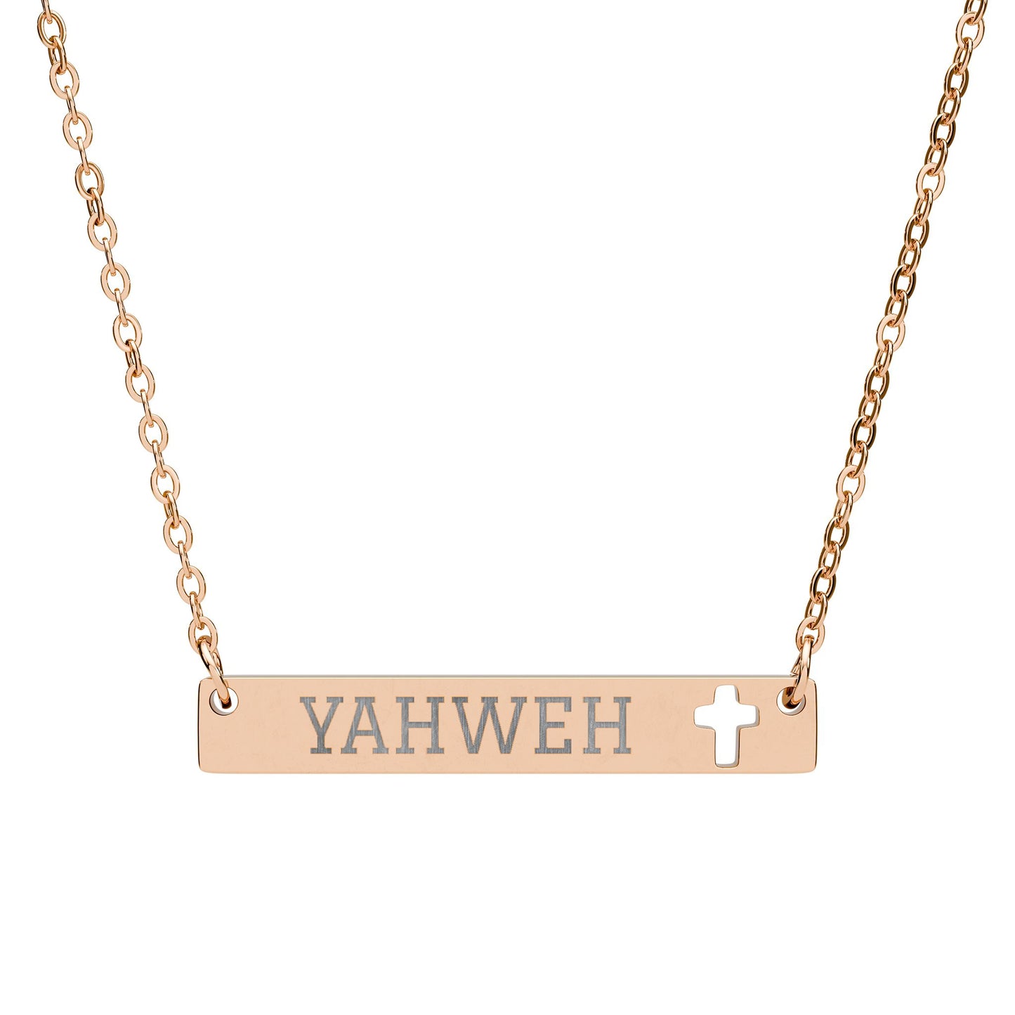 Yahweh Cross Bar Necklace