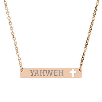 Yahweh Cross Bar Necklace