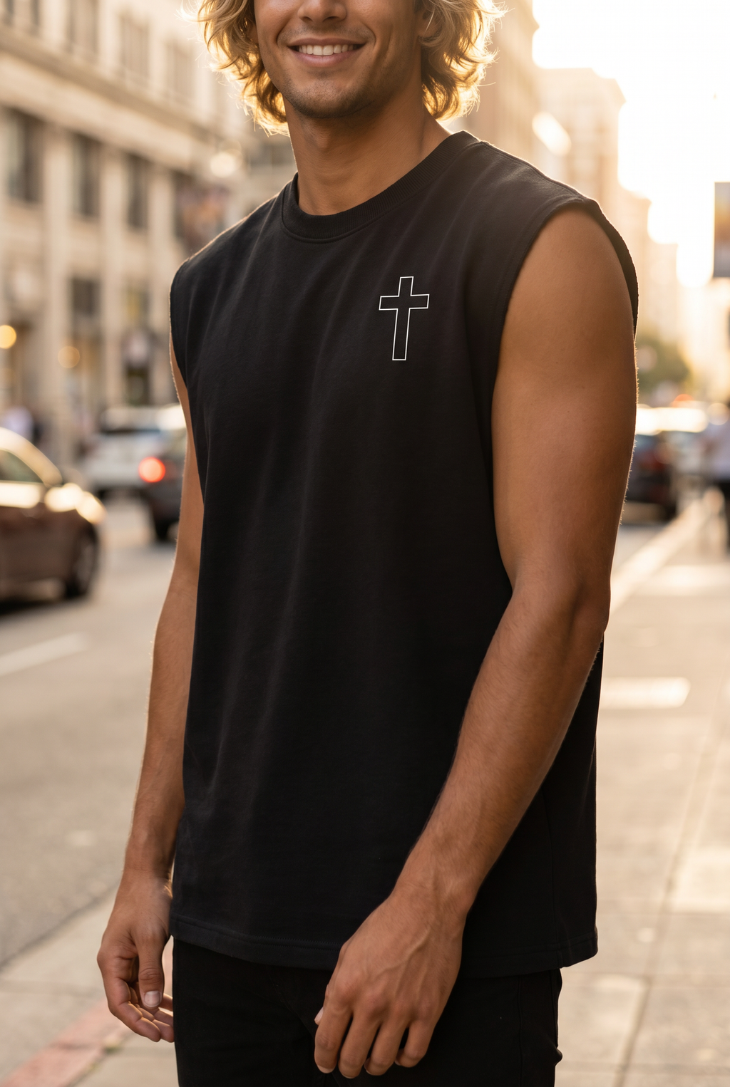 Sinner to Saved Christian Muscle Tank